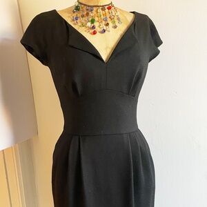 Hobbs of London black crepe dress size 10 UK (size 8 US)